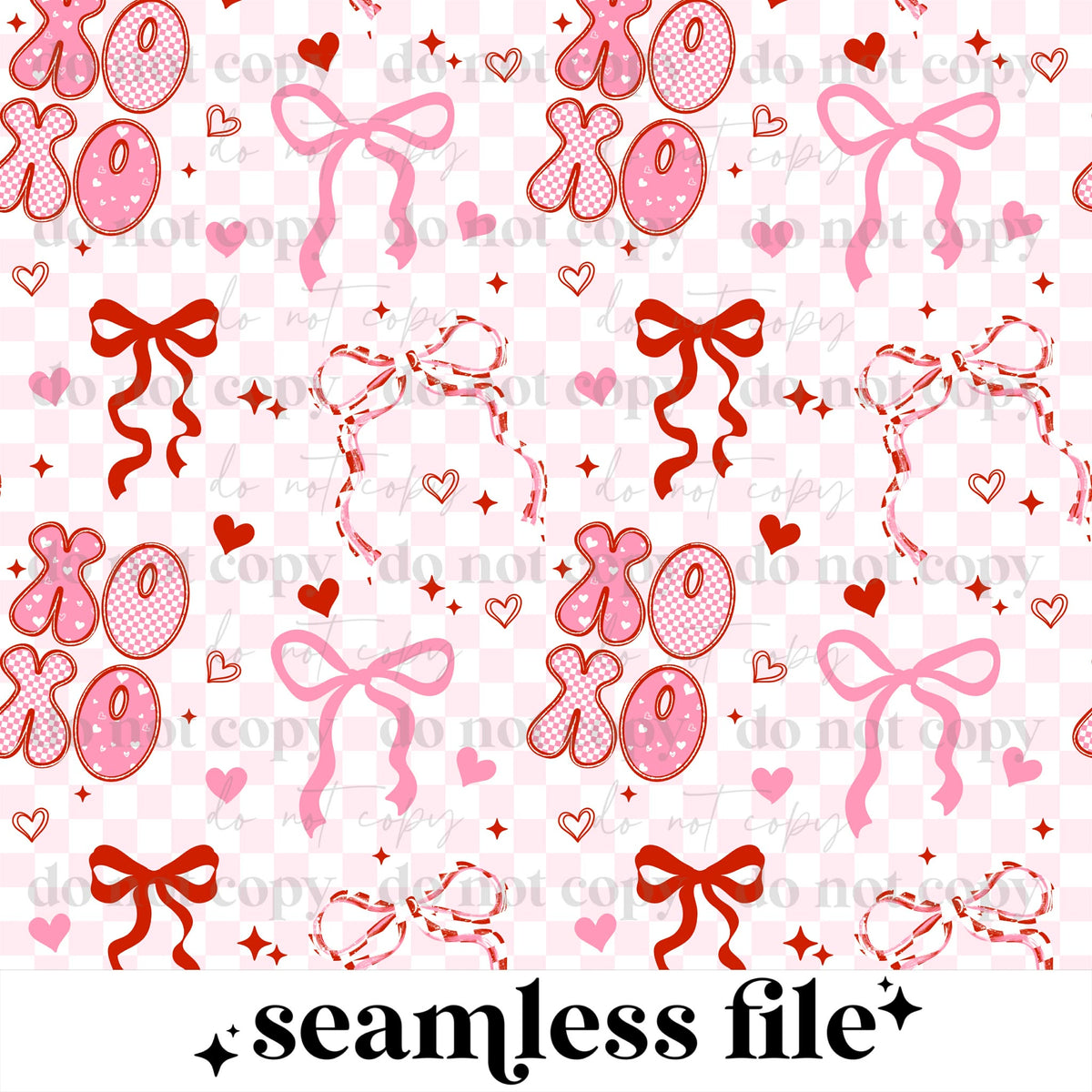XOXO Bow Seamless