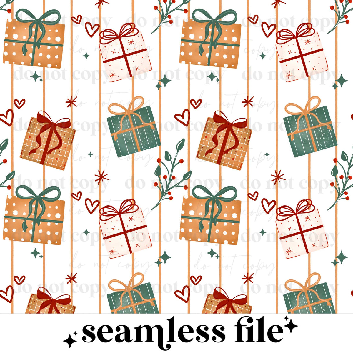 Tis The Season Gifts Seamless