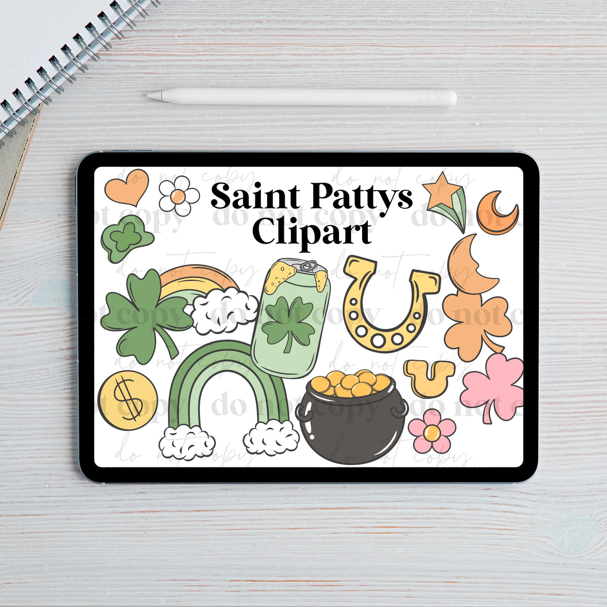 Saint pattys Clipart set