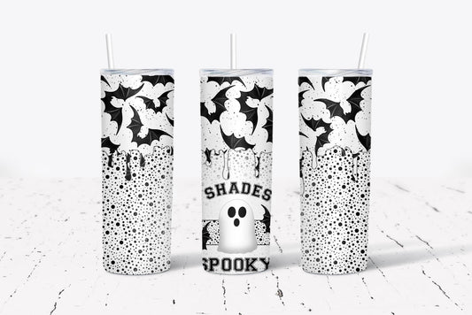 50 Shades Of Spooky Tumbler Wrap PNG
