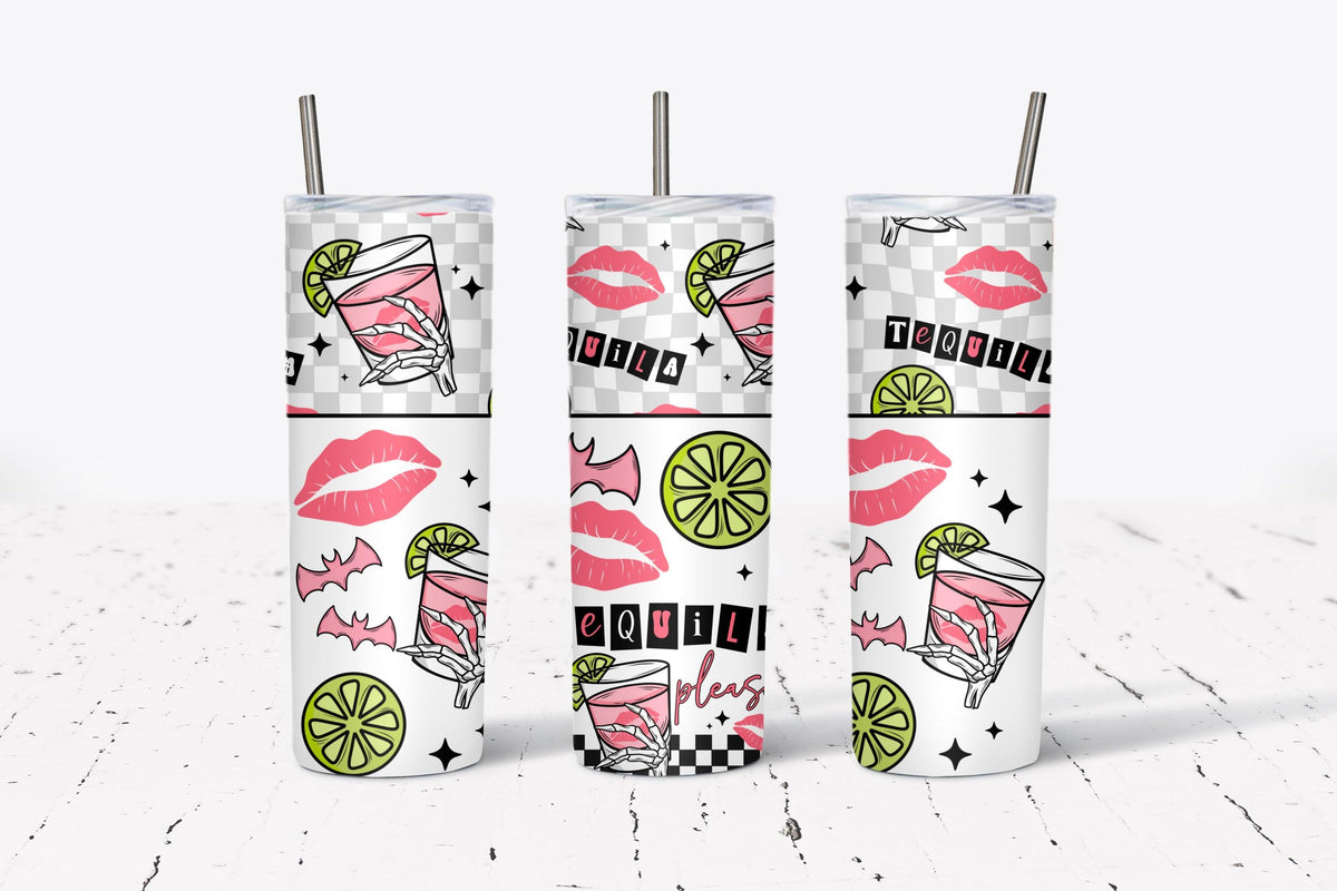 Tequila Please Tumbler Wrap