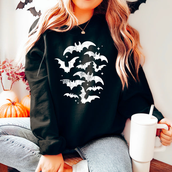 Flying Bats Single Color PNG