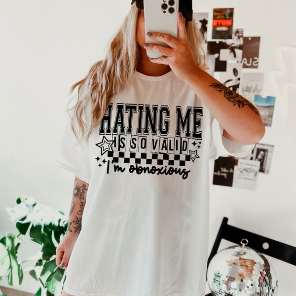 Hating Me Is Valid Single Color PNG