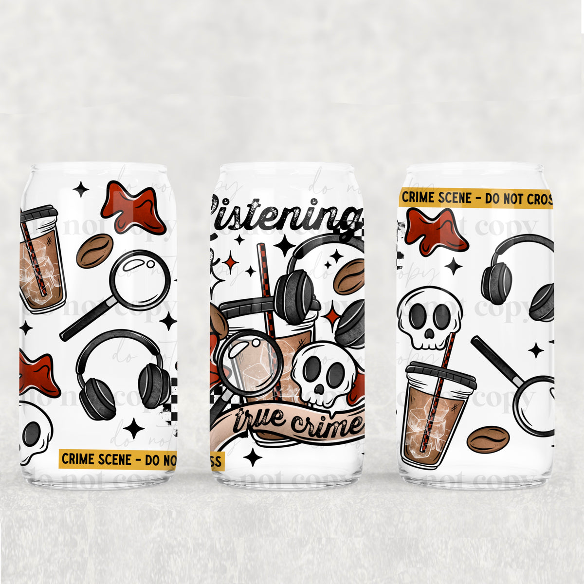True Crime 16oz Glass Wrap