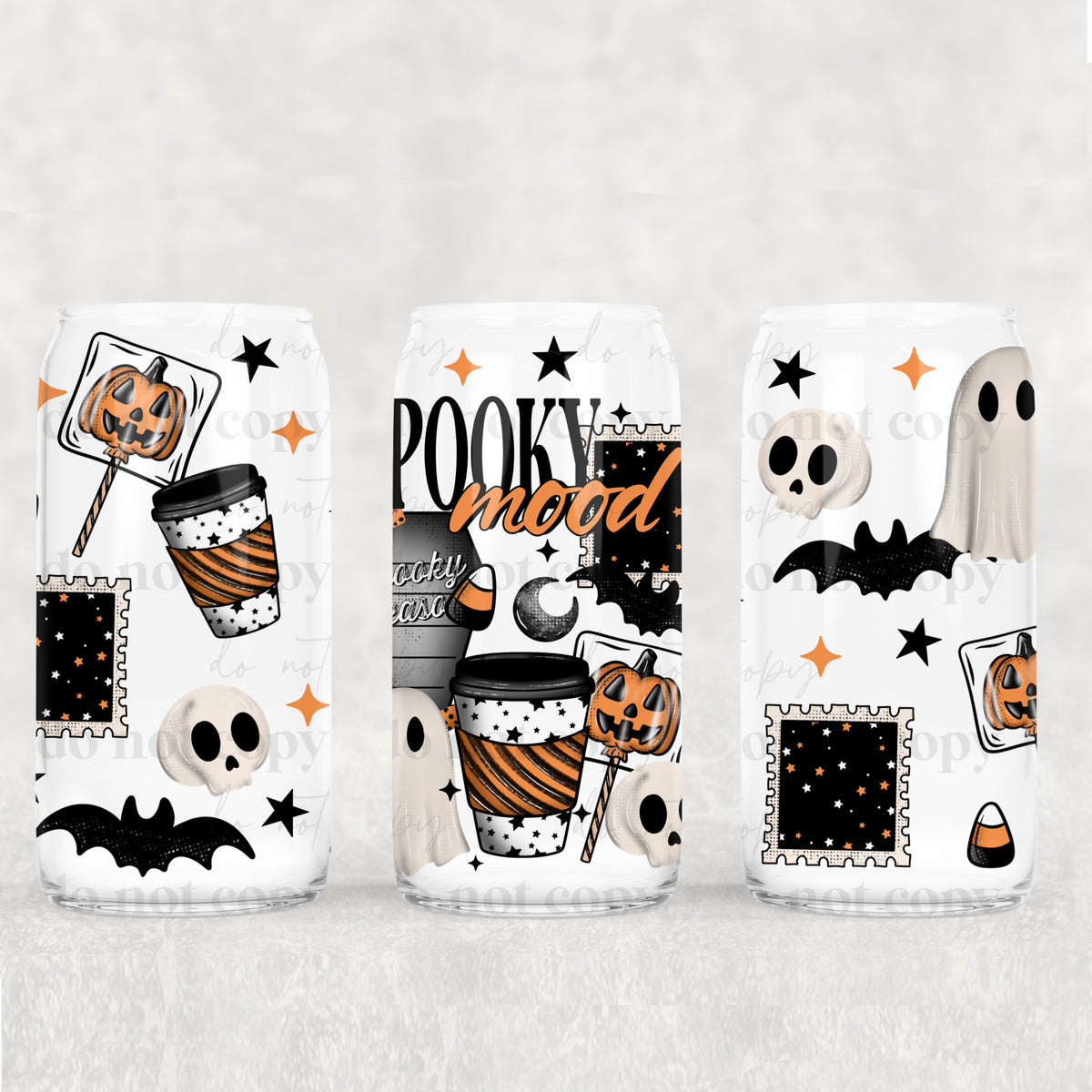 Spooky Mood 16oz Glass Wrap