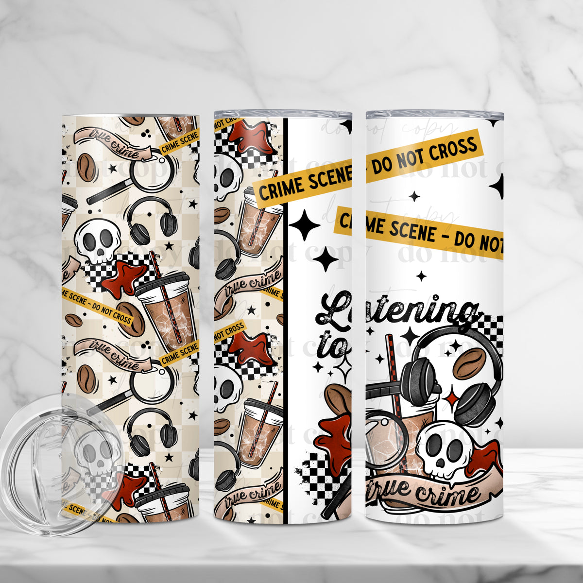 True Crime Tumbler Wrap
