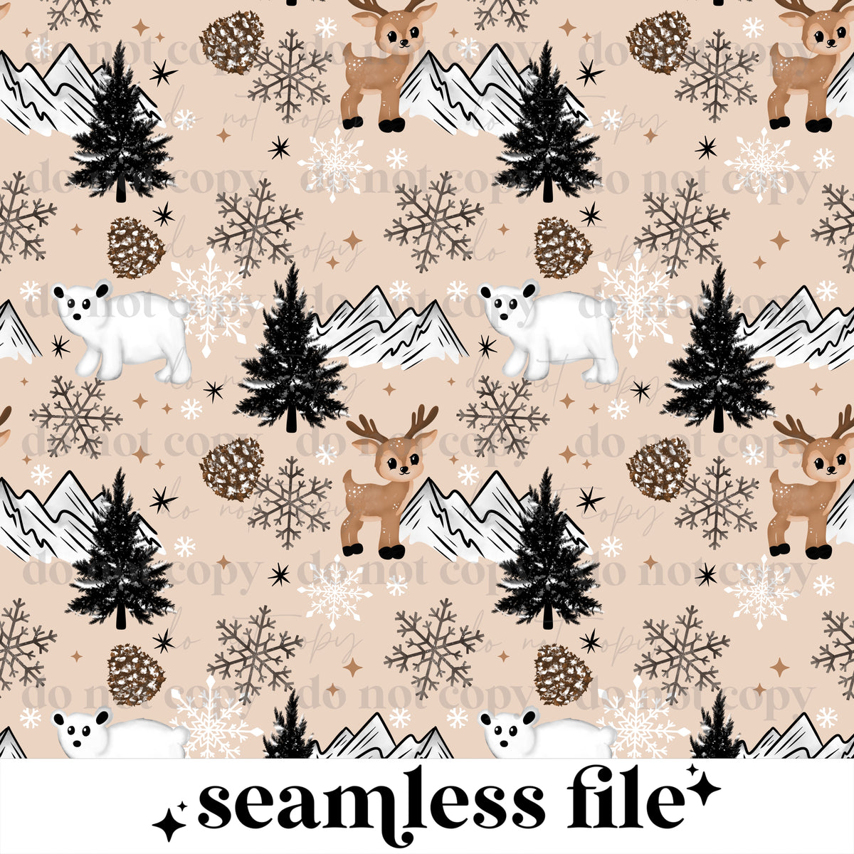 Winter Wonderland Seamless