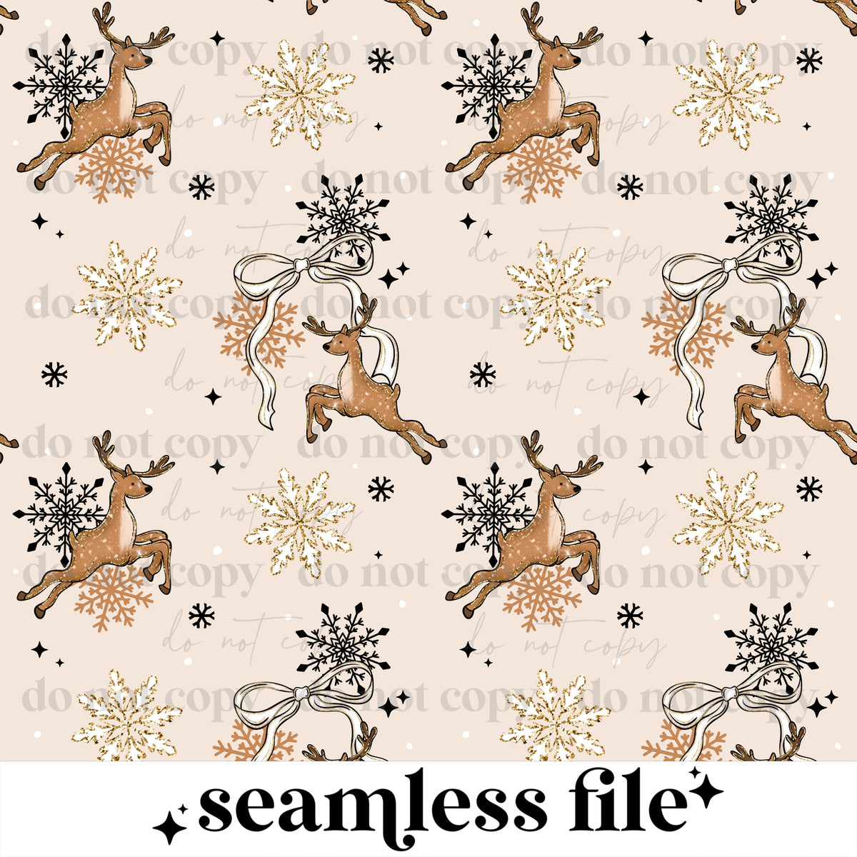 Dashing Through The Snow Seamless