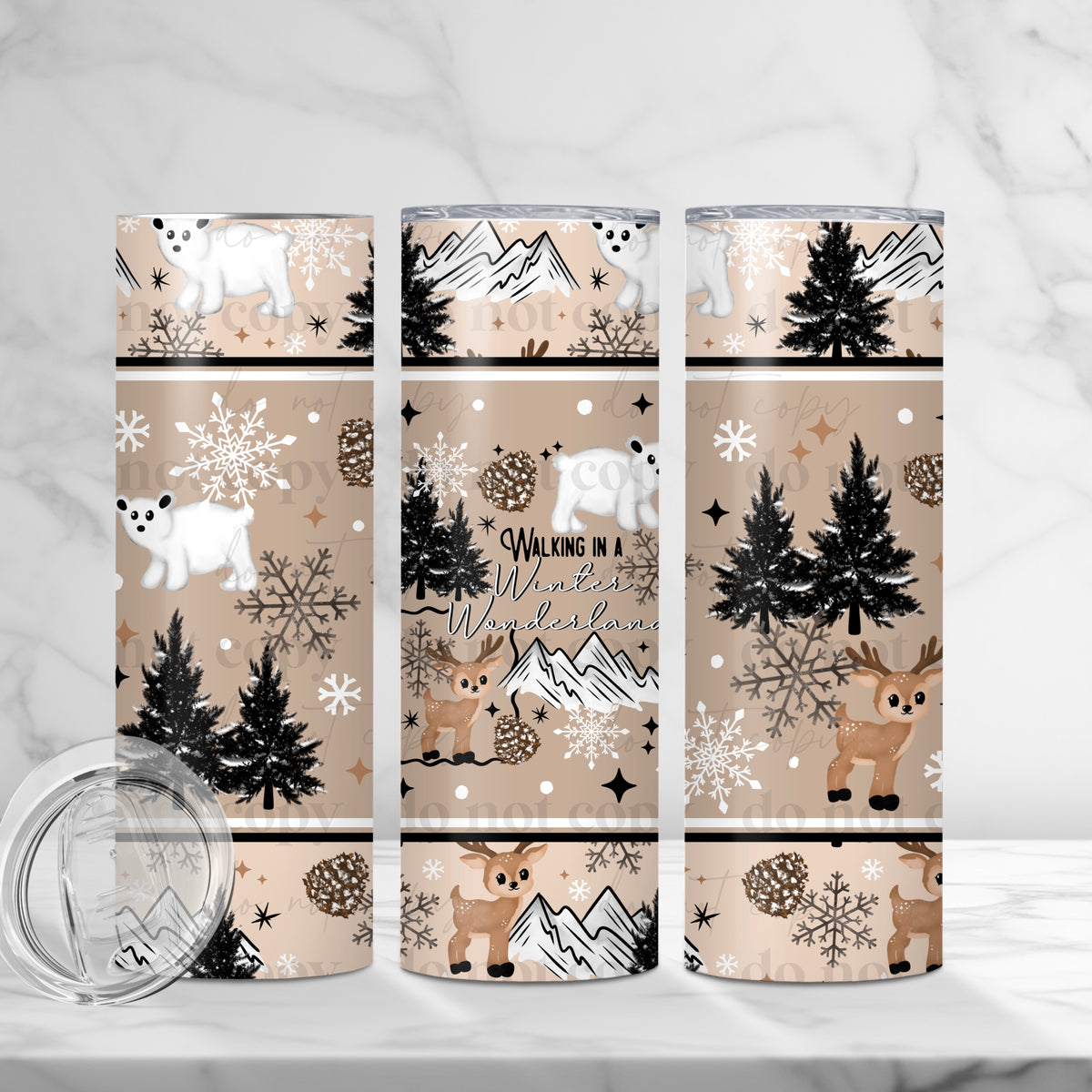 Winter Wonderland Tumbler Wrap