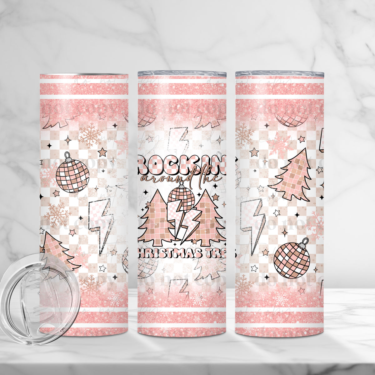 Rockin Around Christmas Tumbler Wrap