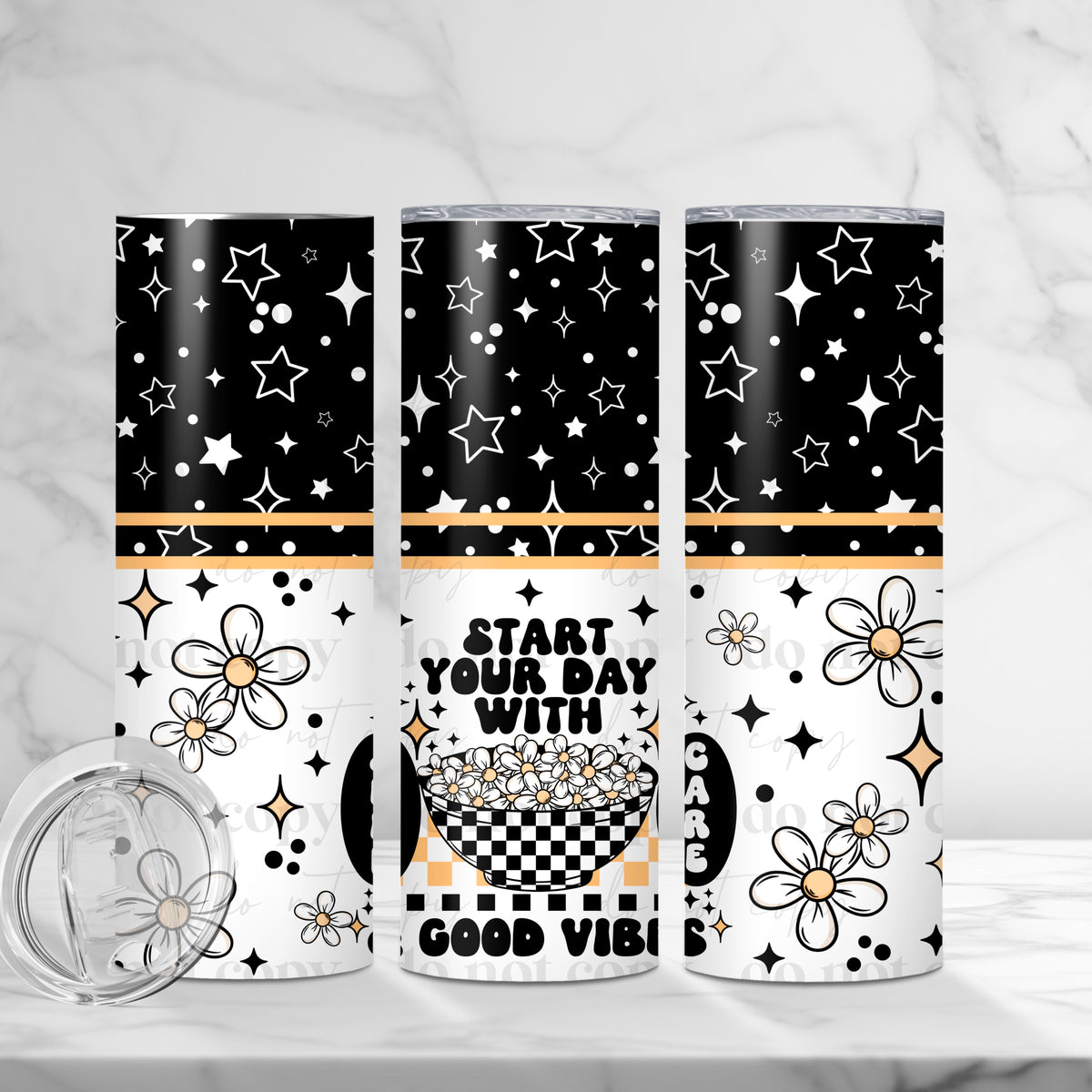 Daisy Cereal Tumbler Wrap