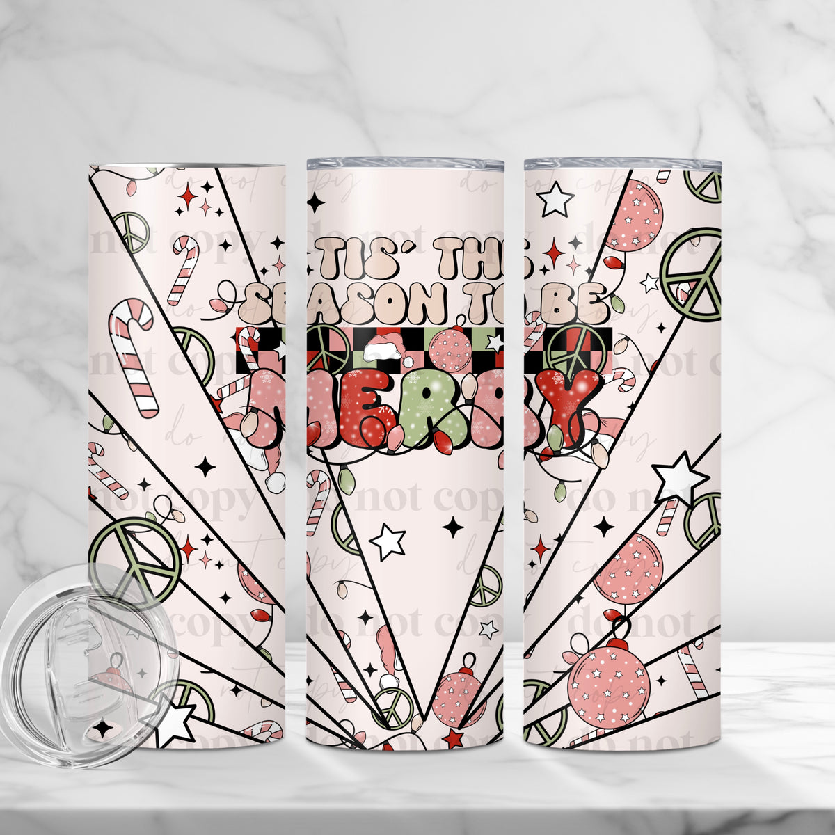 Tis The Season Tumbler Wrap