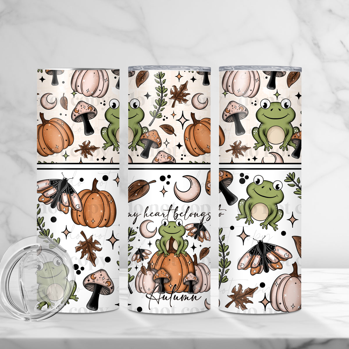 Heart Belongs To Autumn Tumbler Wrap