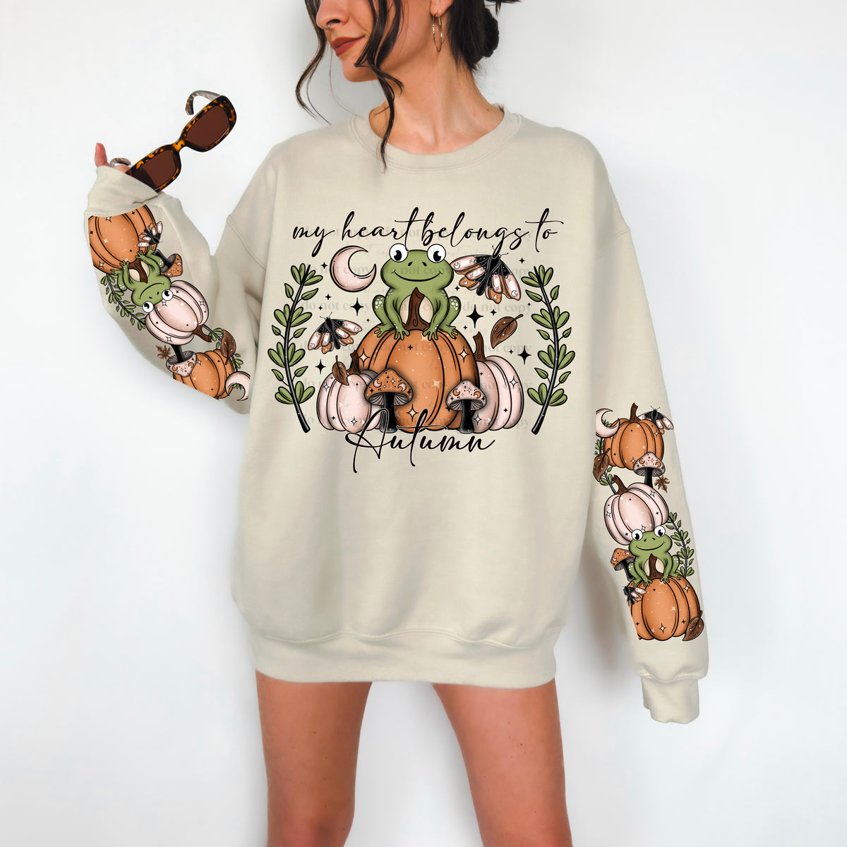 Heart Belongs To Autumn w/ Sleeves PNG