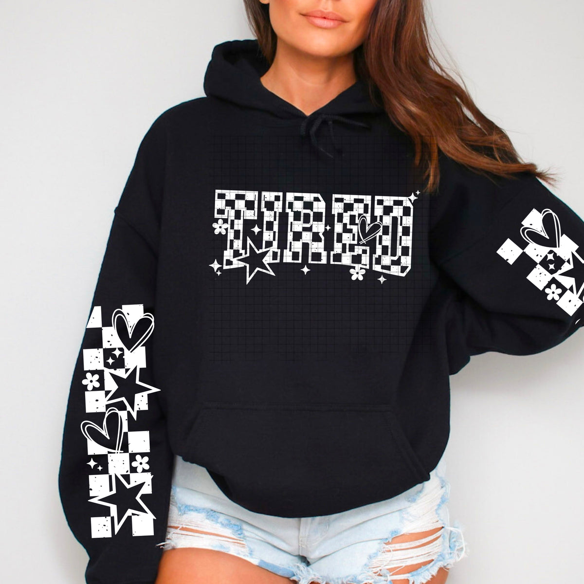 Tired Checker Single Color w/ Sleeves PNG