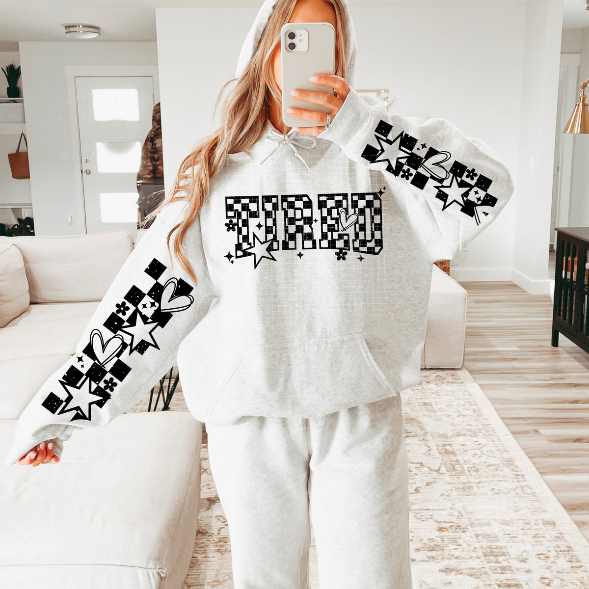 Tired Checker Single Color w/ Sleeves PNG