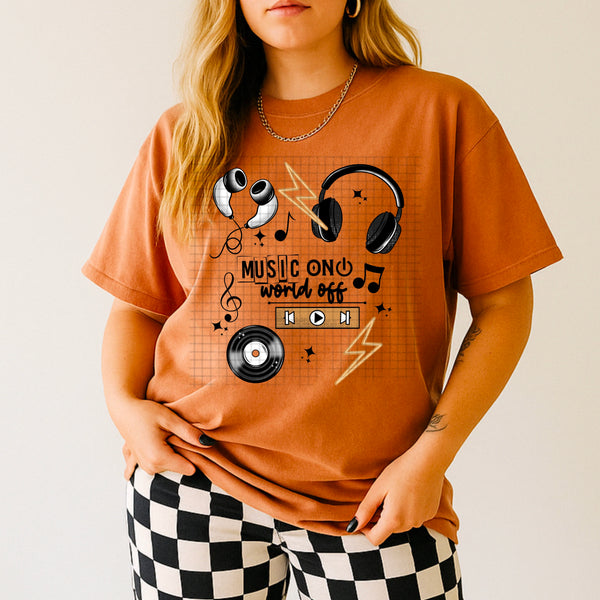 Music On World Off PNG