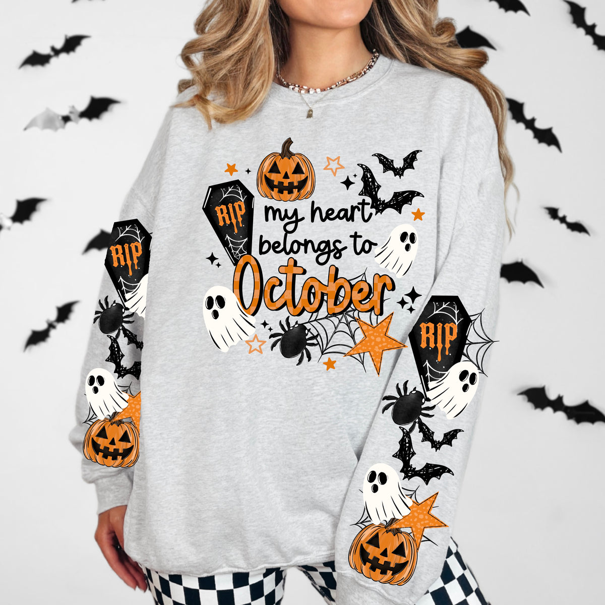 Heart Belongs To October w/ Sleeves PNG