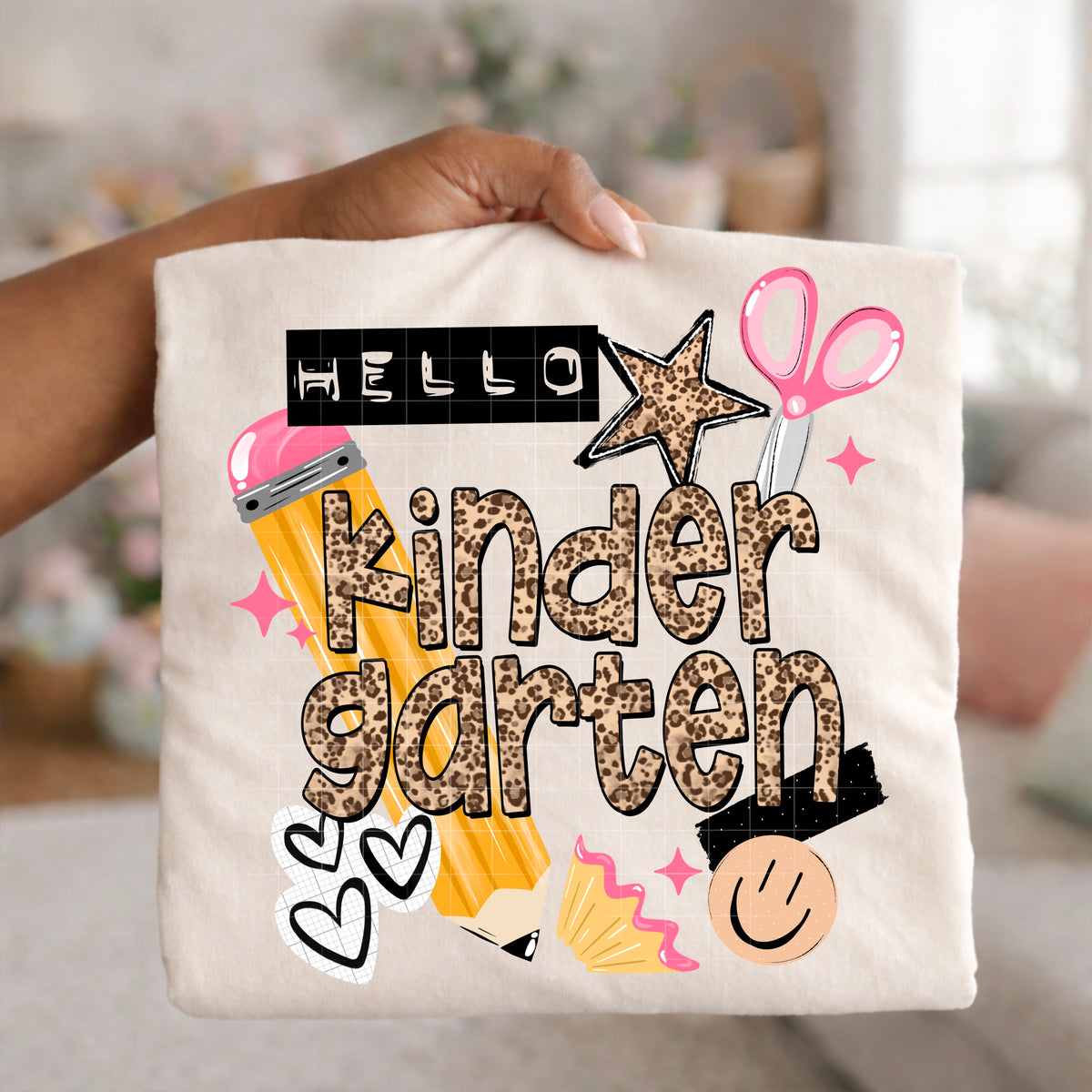 Hello Kindergarten Leopard PNG