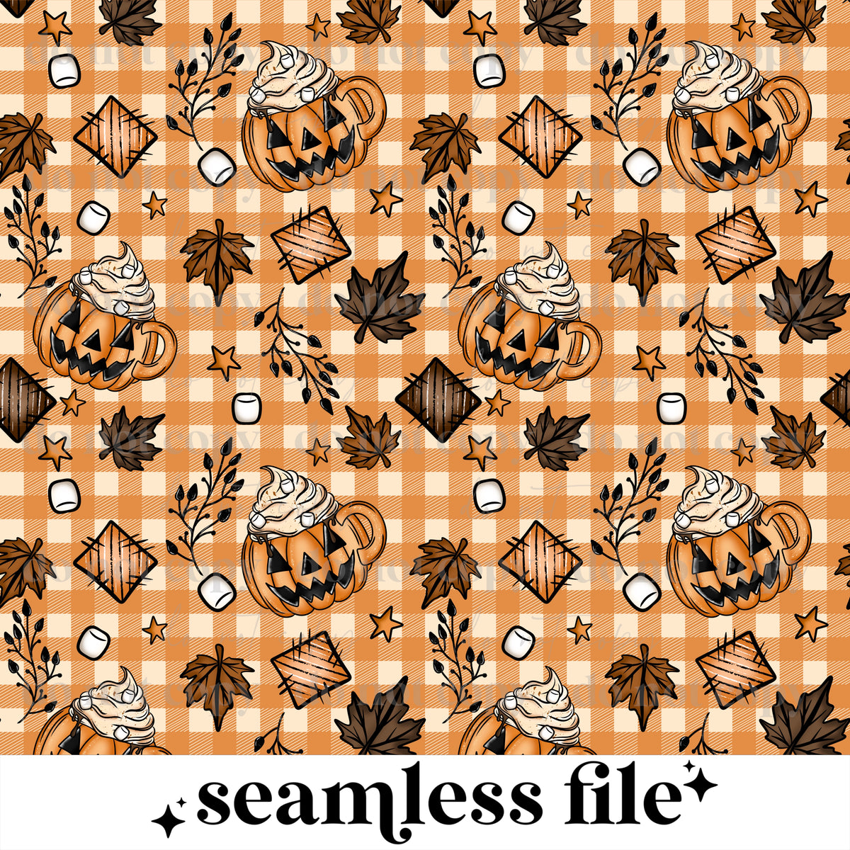Hello Pumpkin Seamless