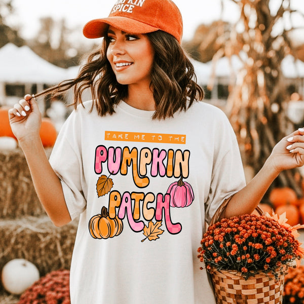 Take Me To The Pumpkin Patch Plaid PNG