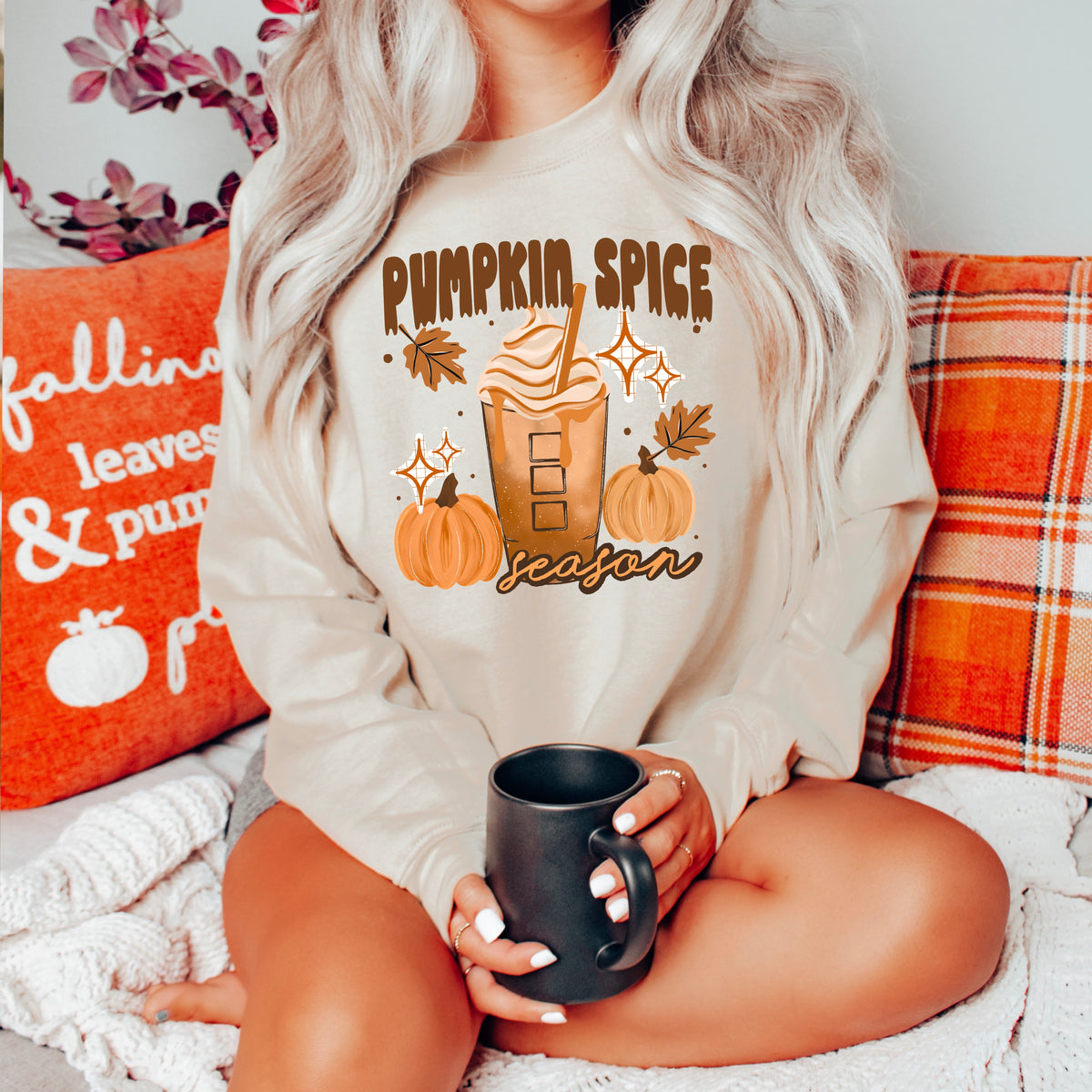 Pumpkin Spice Season PNG