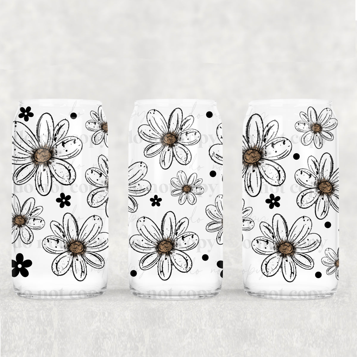 Daisy 16oz Glass Wrap