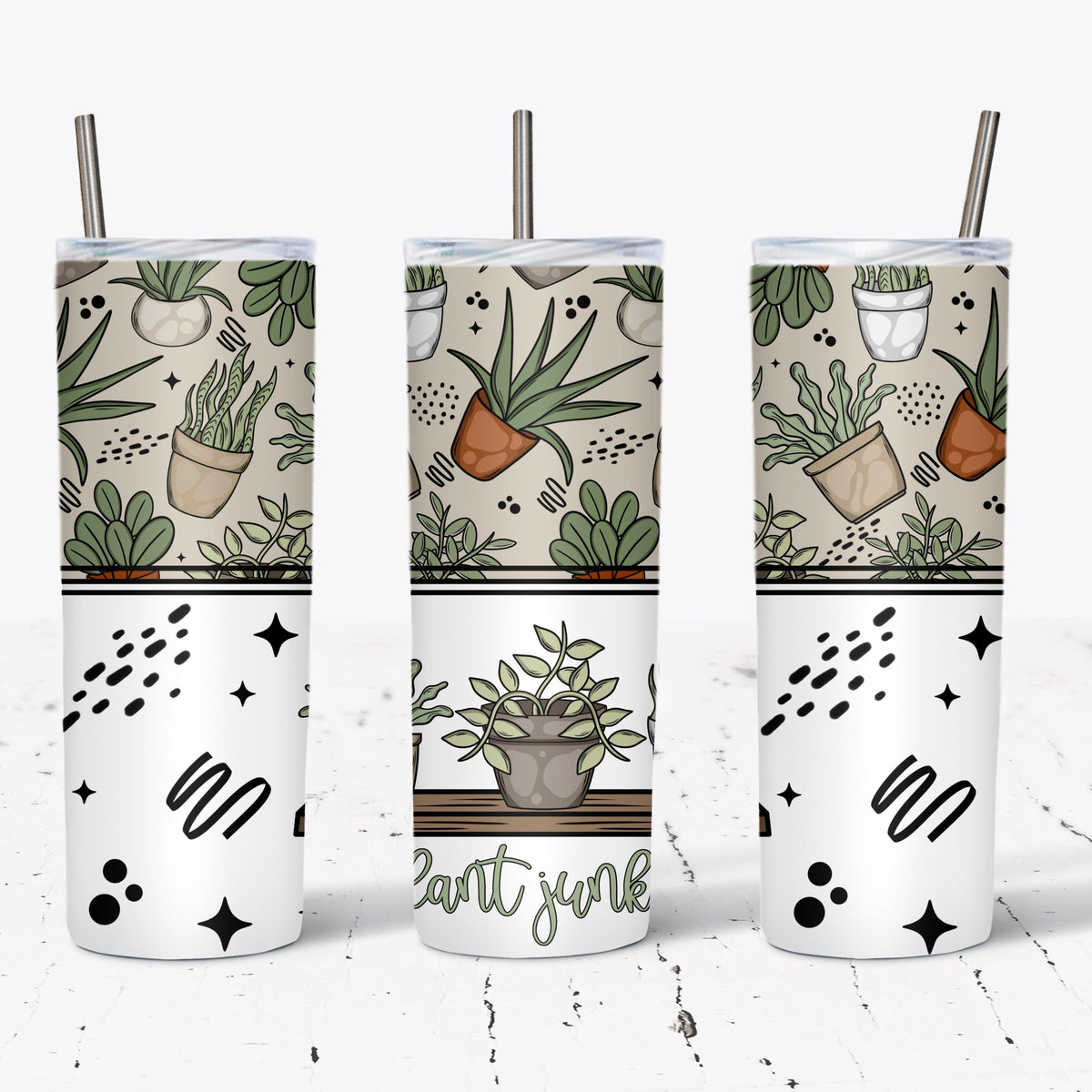 Plant Junkie Tumbler Wrap