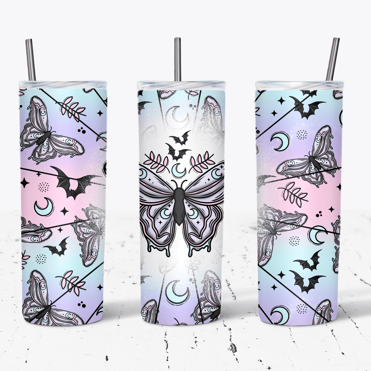 Mystical Butterfly Tumbler Wrap