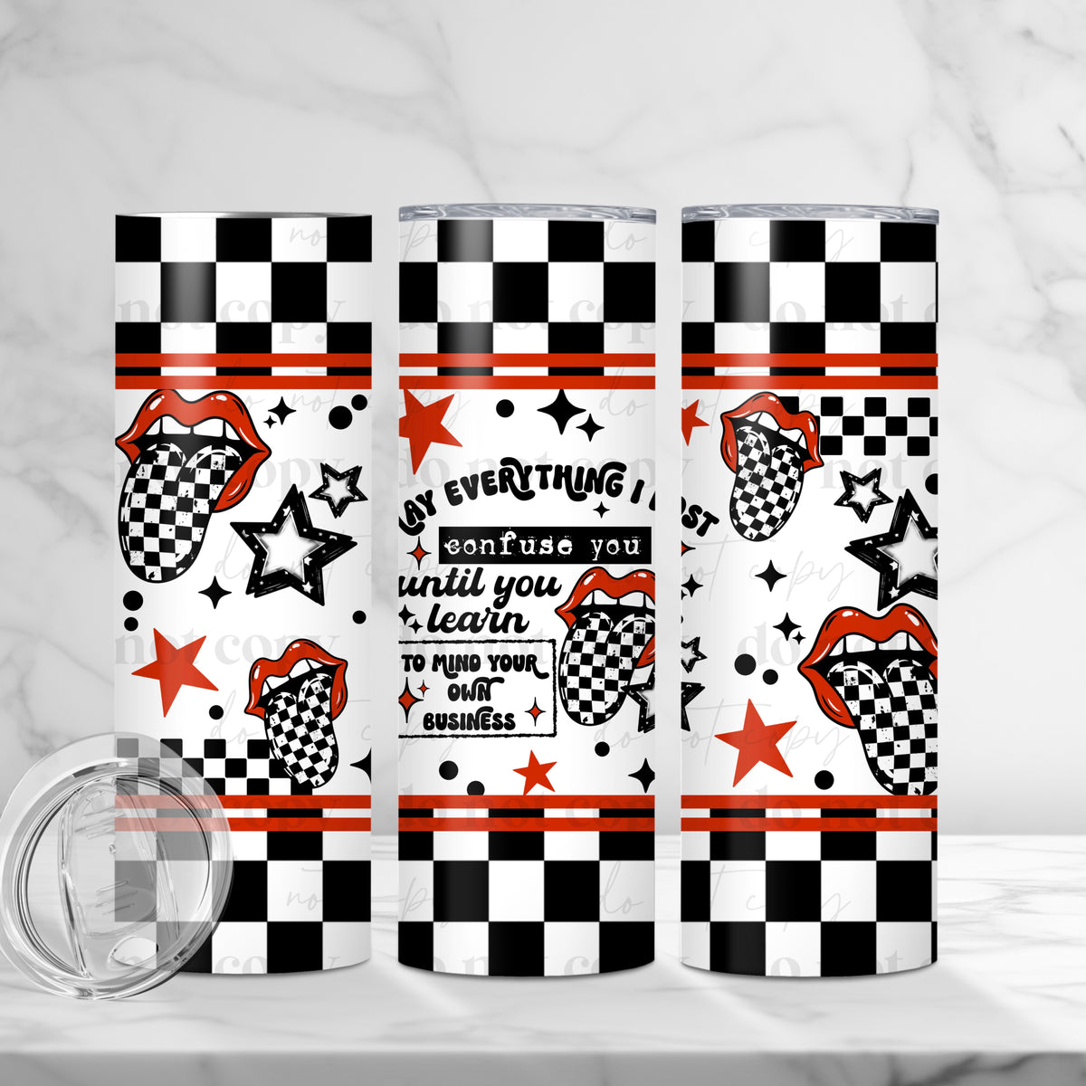 Confuse You Tumbler Wrap