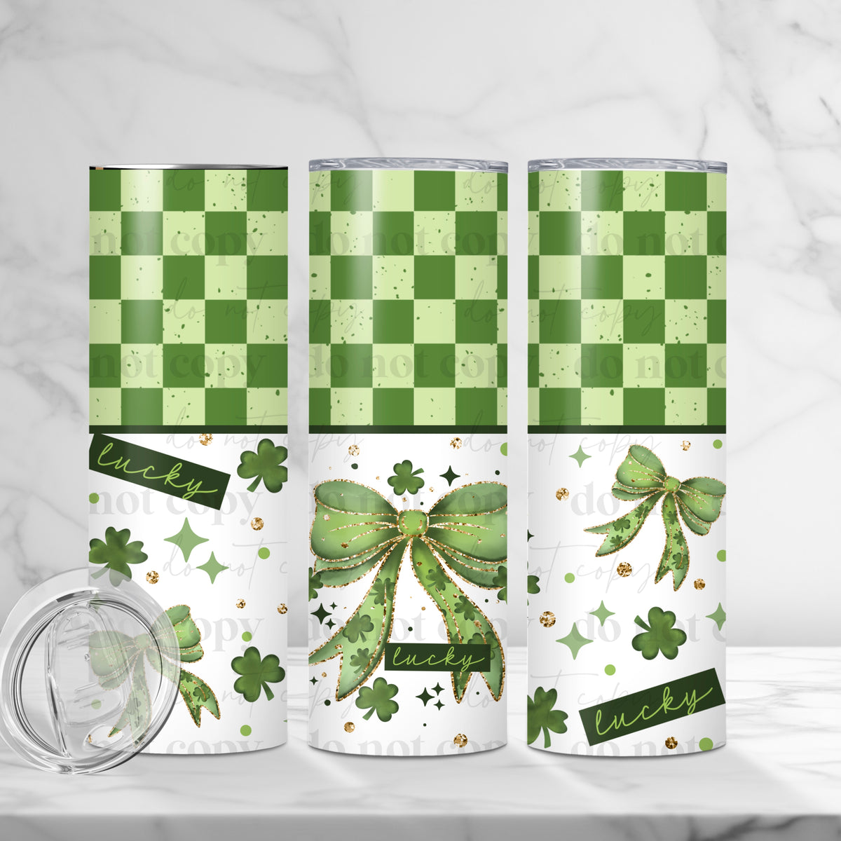 Lucky Bow Tumbler Wrap