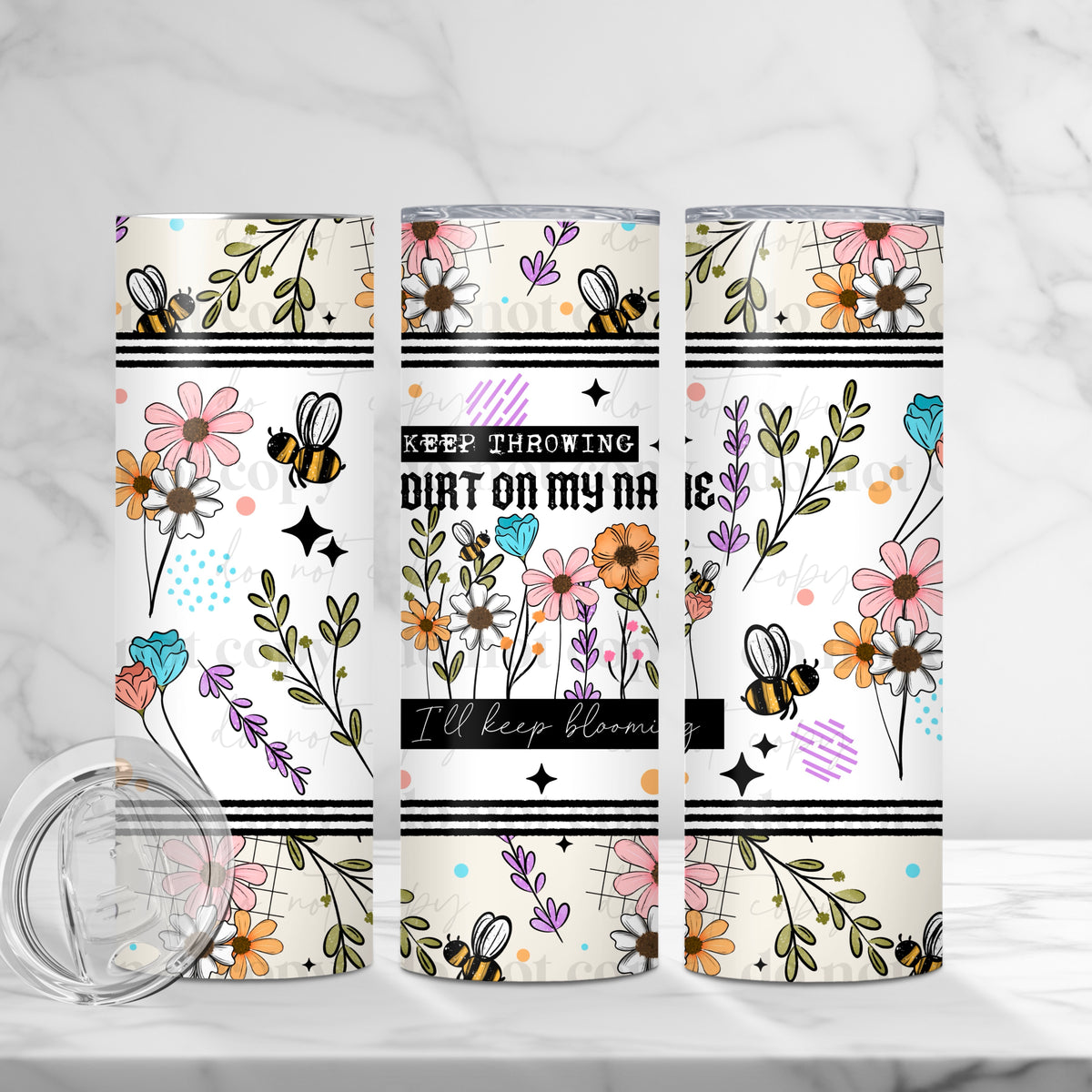 Dirt On My Name Tumbler Wrap