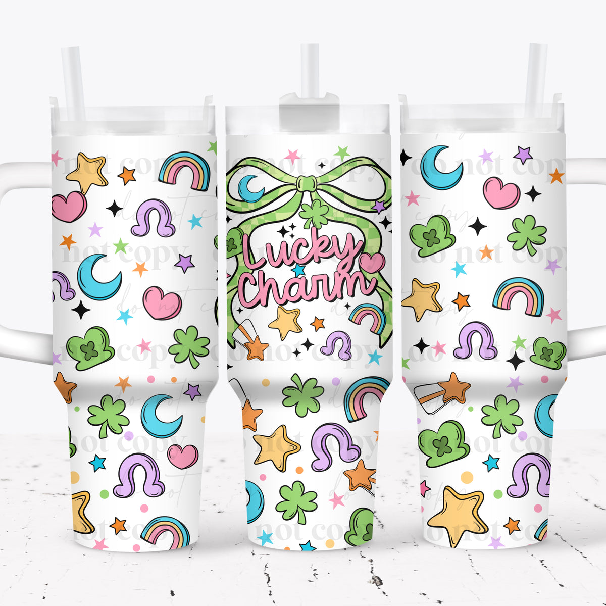 Lucky Charm 40oz Tumbler Wrap
