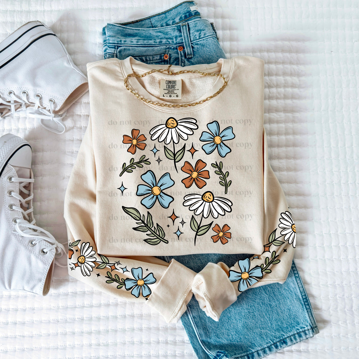 Floral w/ Sleeves PNG