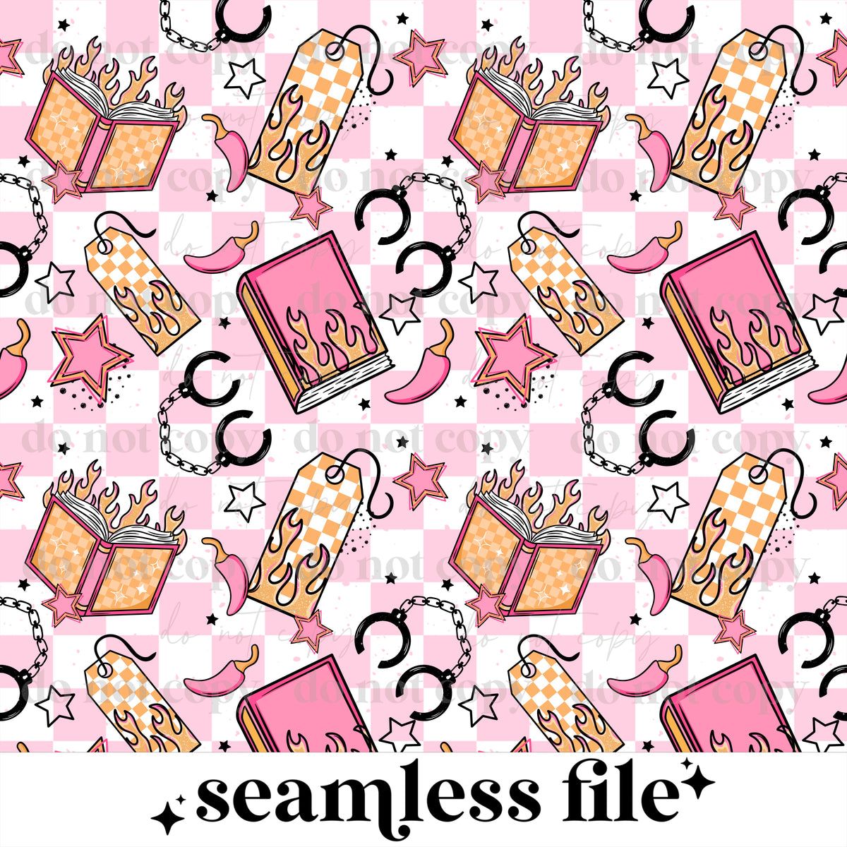 Spicy Books Seamless