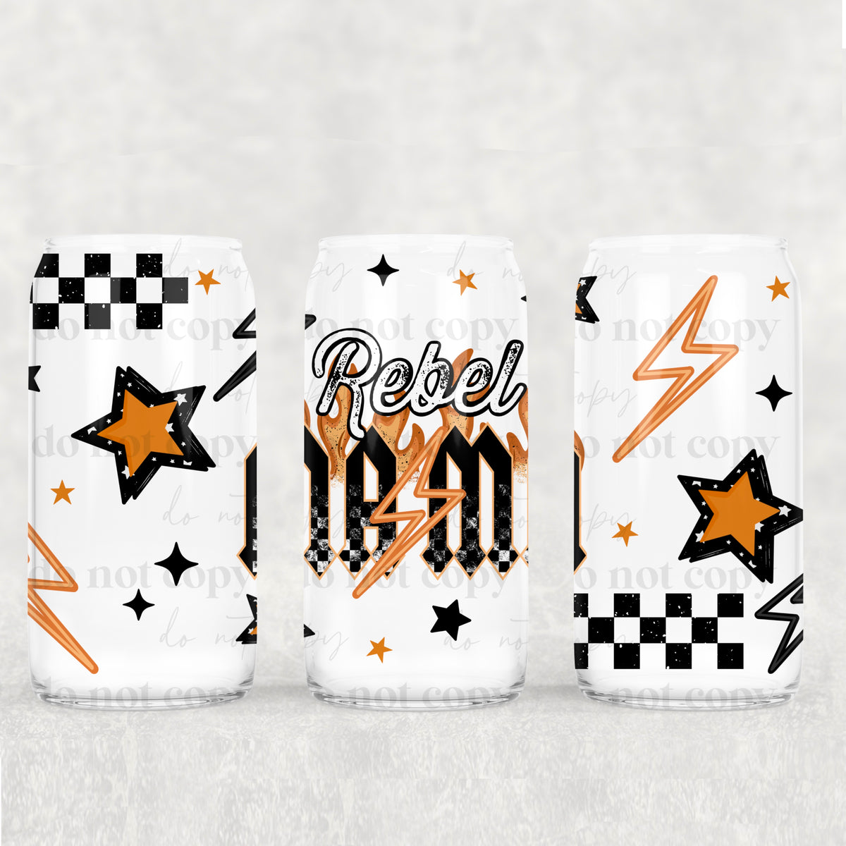 Rebel Mama 16oz Glass Wrap
