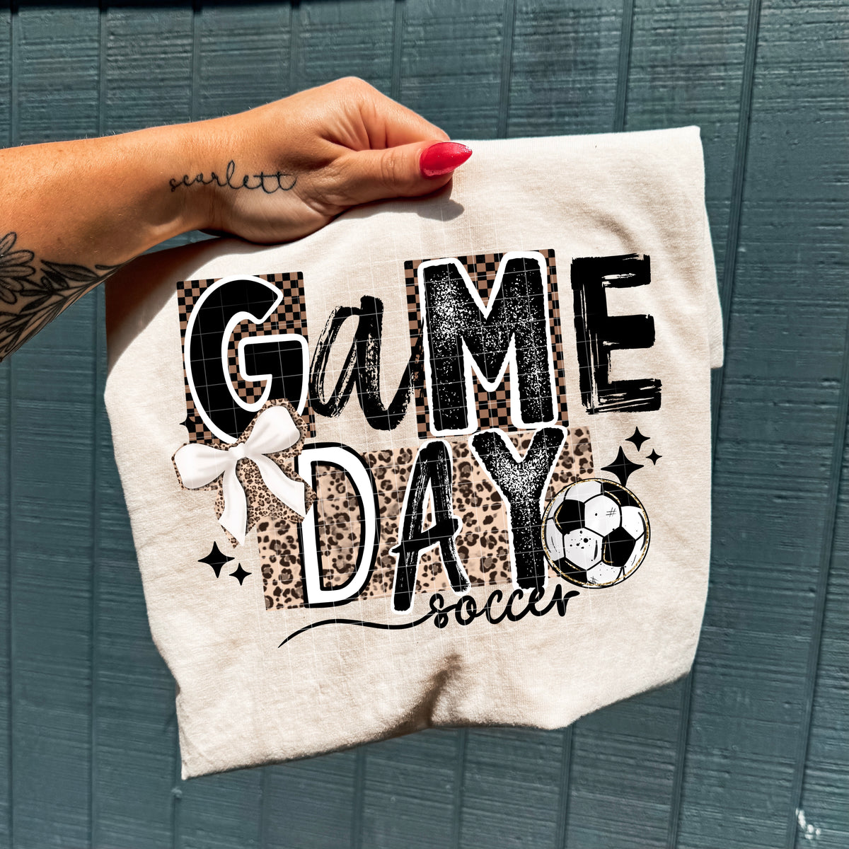 Game Day Soccer Leopard PNG