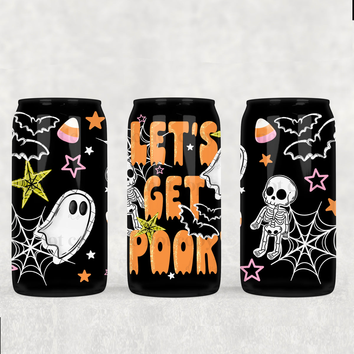 Let's Get Spooky 16oz Glass Wrap