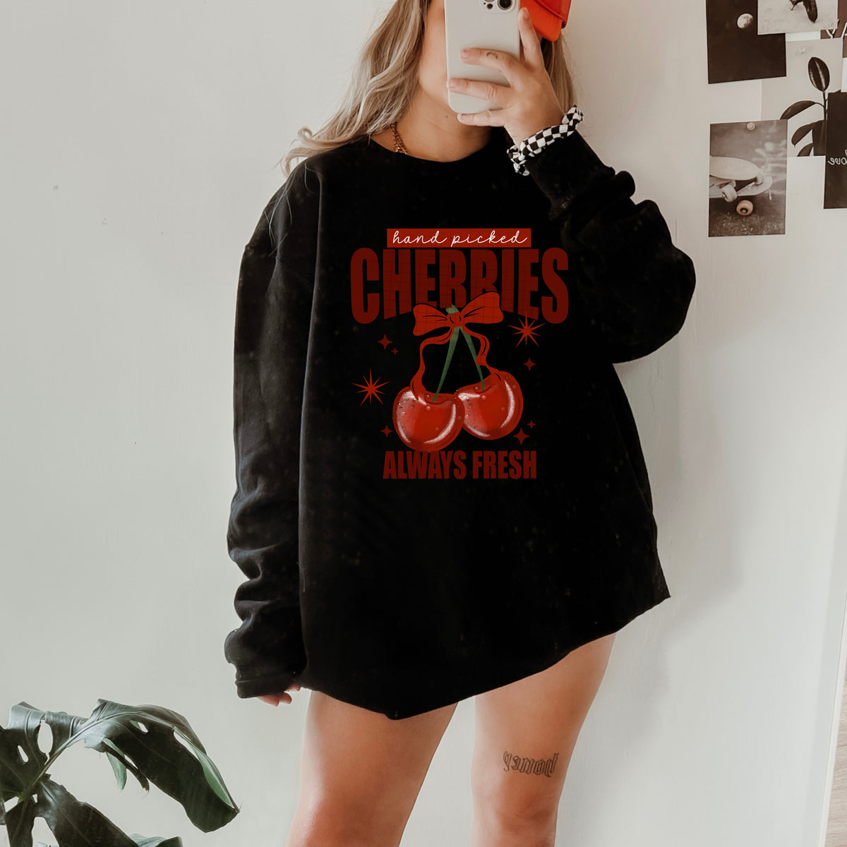 Hand Picked Cherries PNG