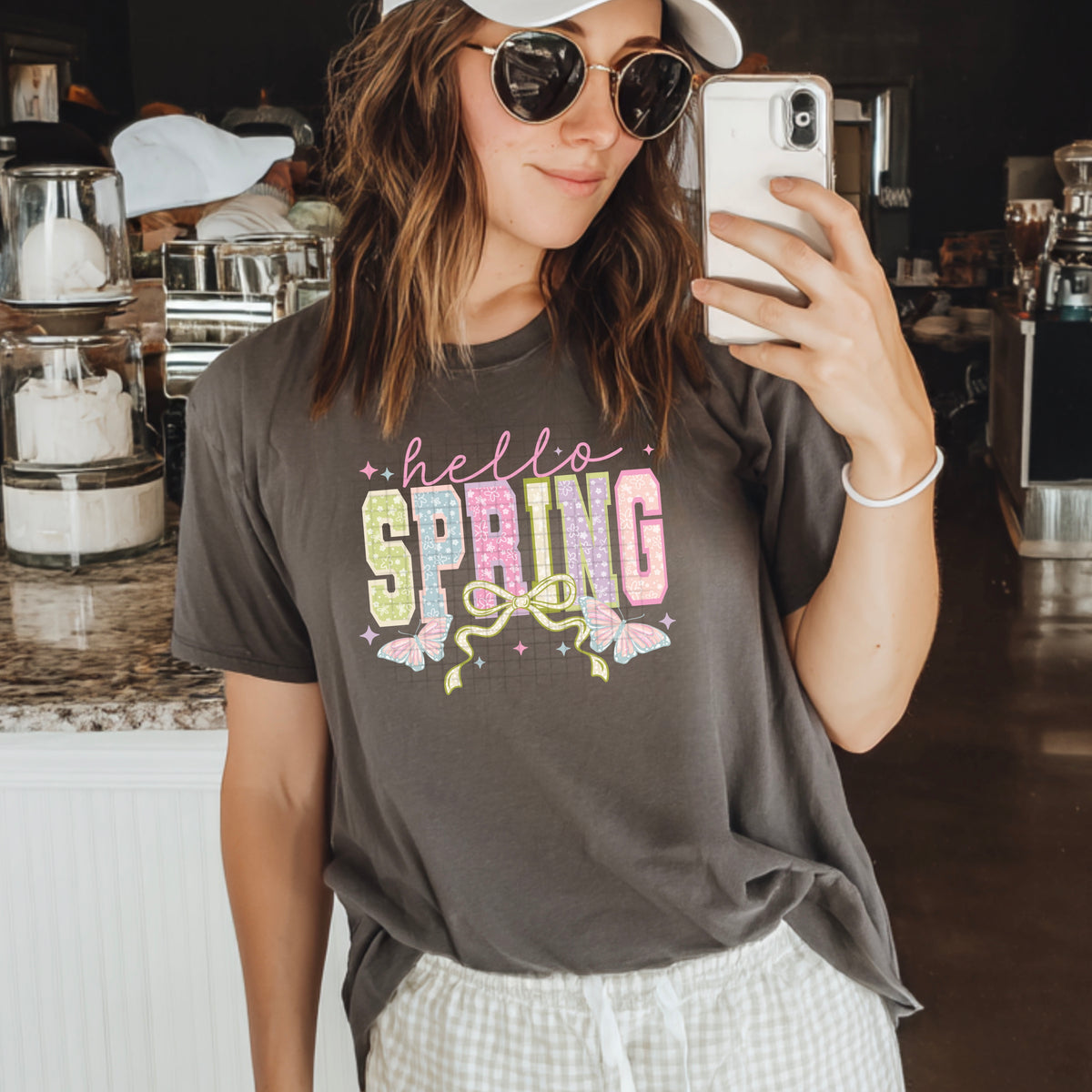 Pastel Hello Spring PNG