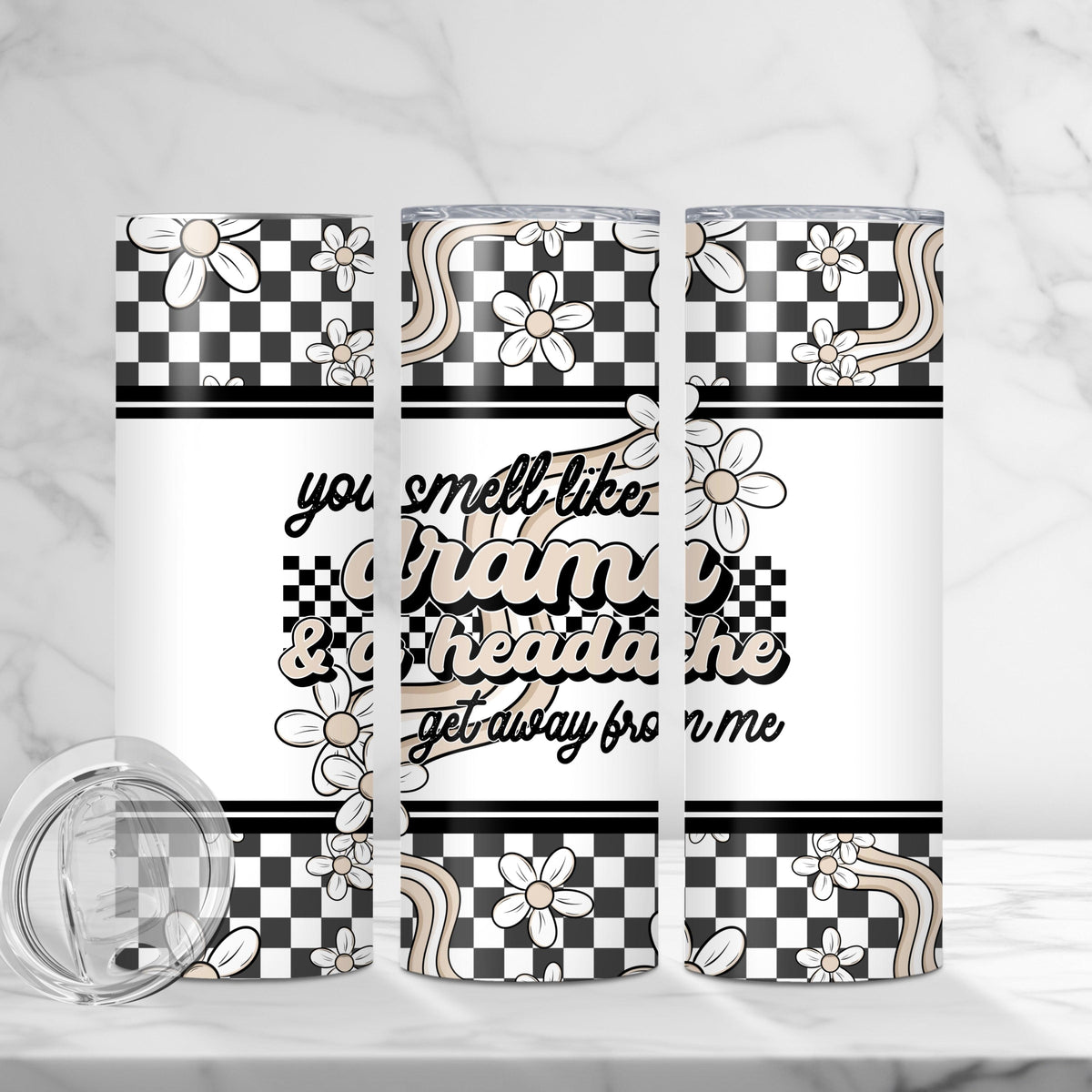 Drama & A Headache Tumbler Wrap