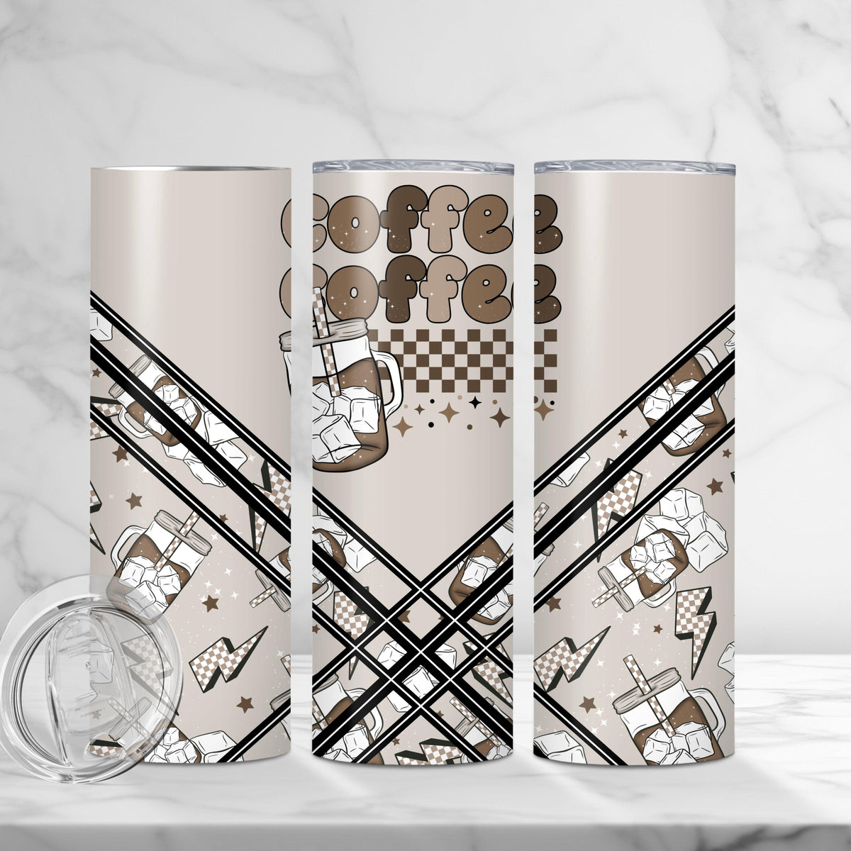 Coffee Coffee Tumbler Wrap