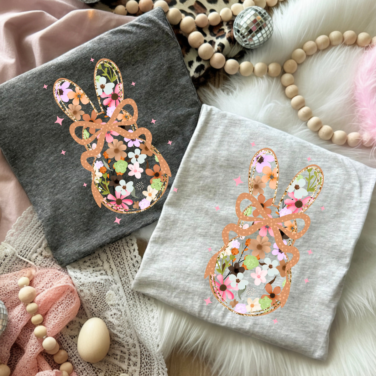 Floral Bunny PNG