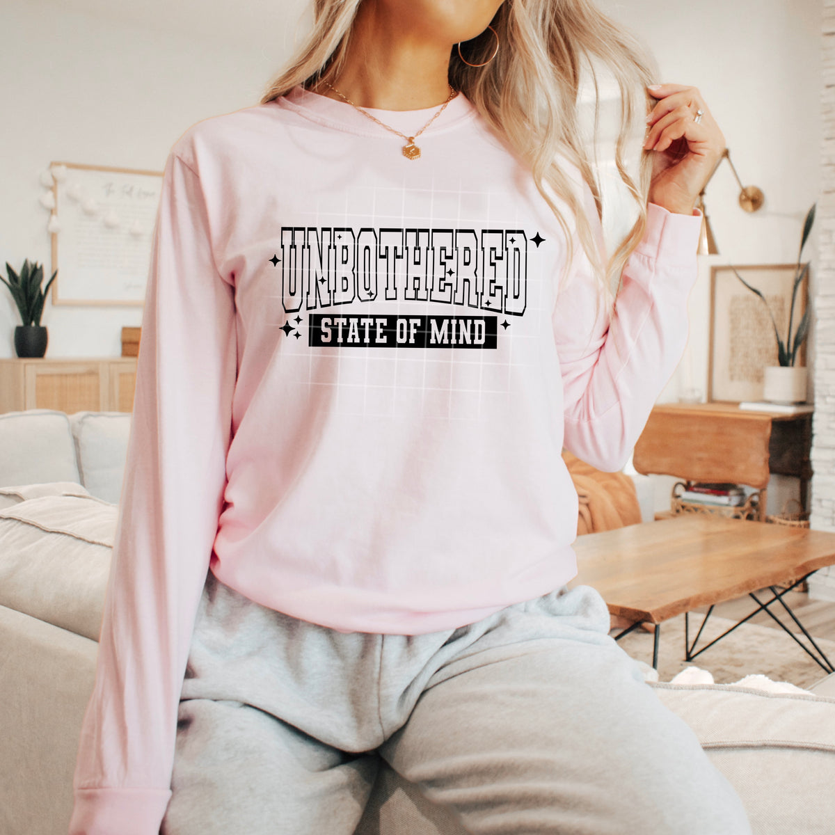 Unbothered State Of Mind Single Color PNG