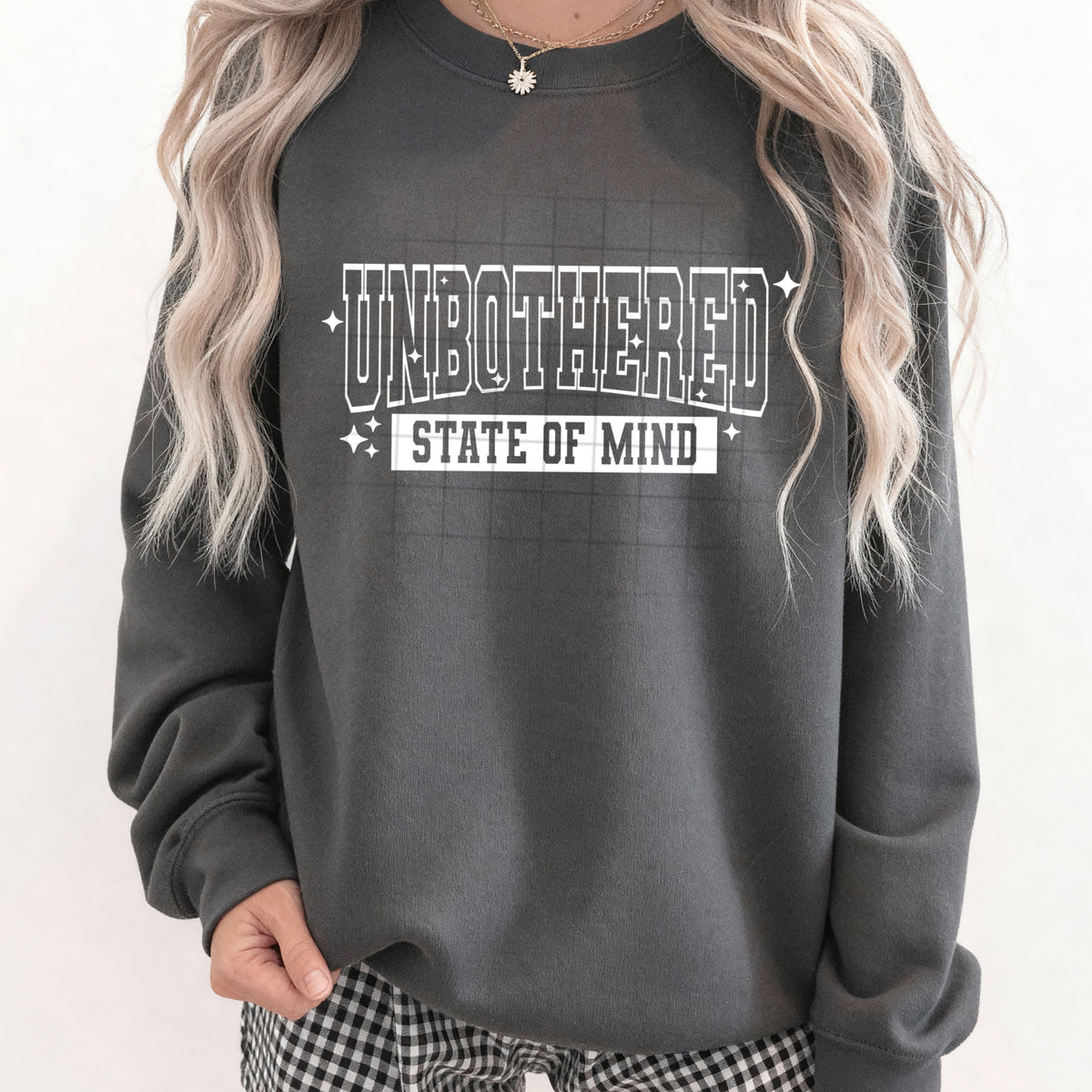 Unbothered State Of Mind Single Color PNG