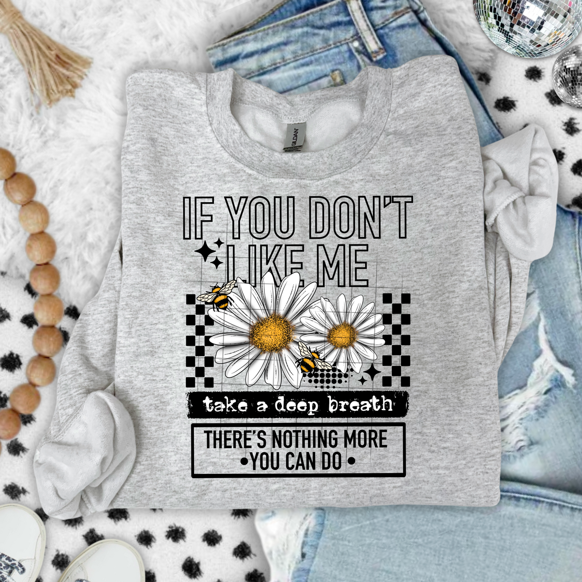Don't Like Me Florals PNG