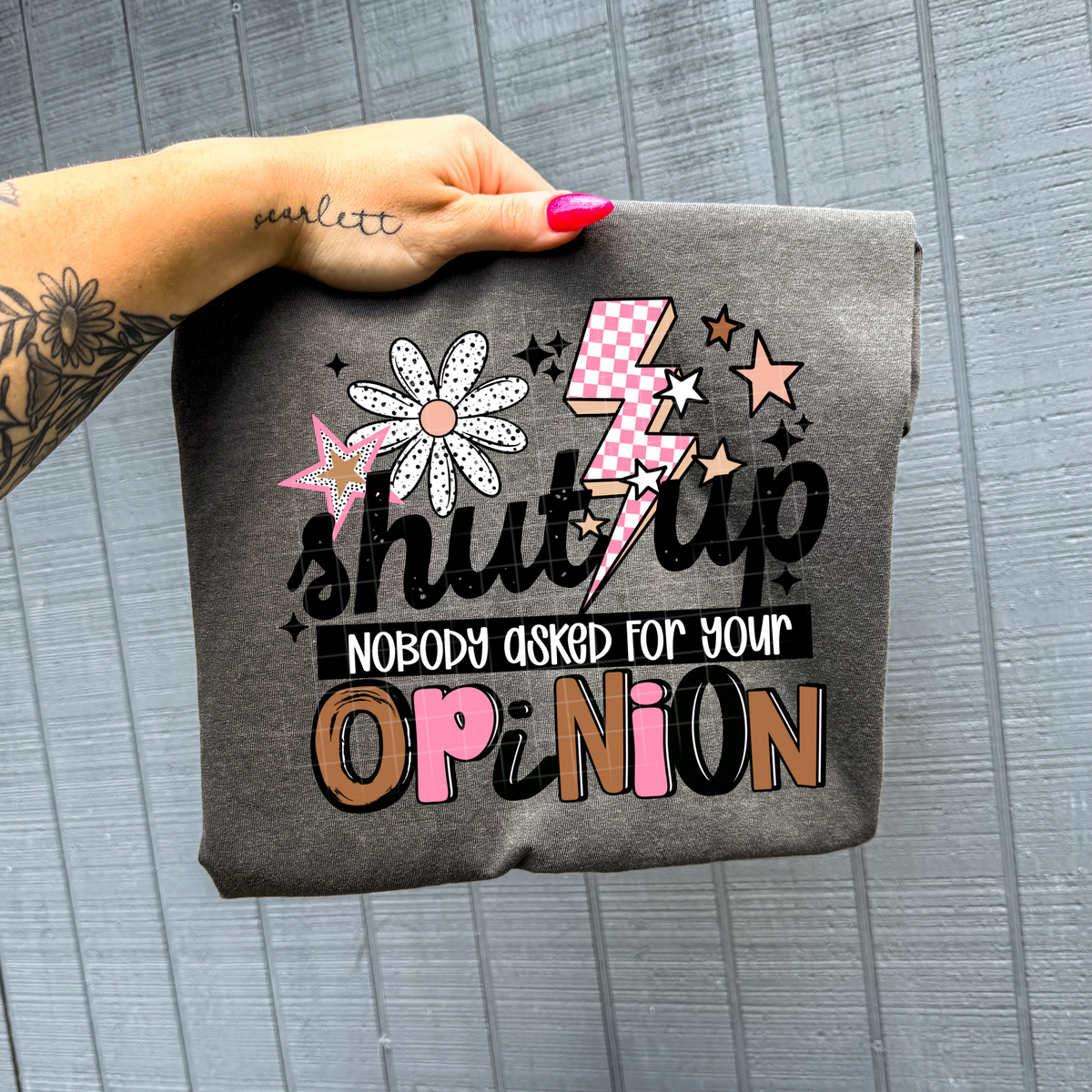 Shutup Nobody Asked PNG