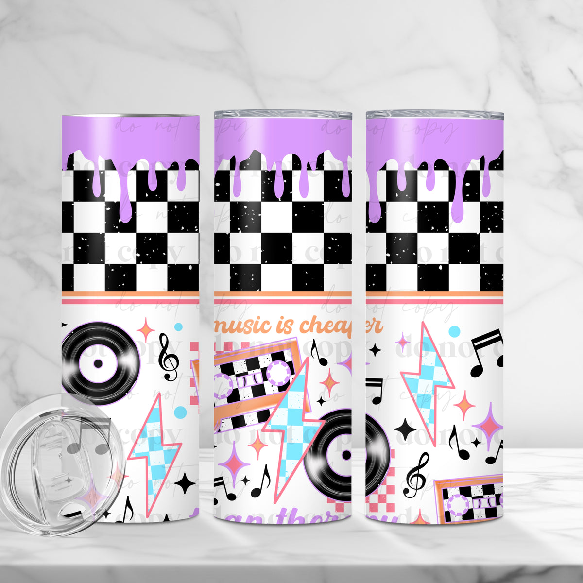 Music Therapy Tumbler Wrap