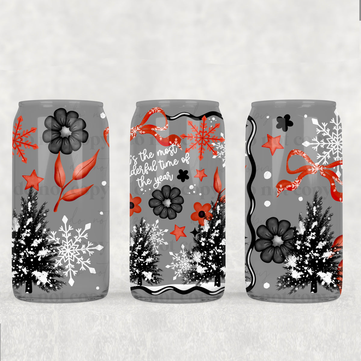 Wonderful Time 16oz Glass Wrap