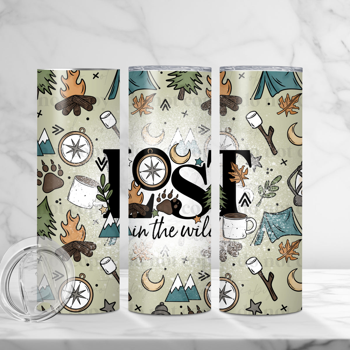 Lost In The Wild Tumbler Wrap